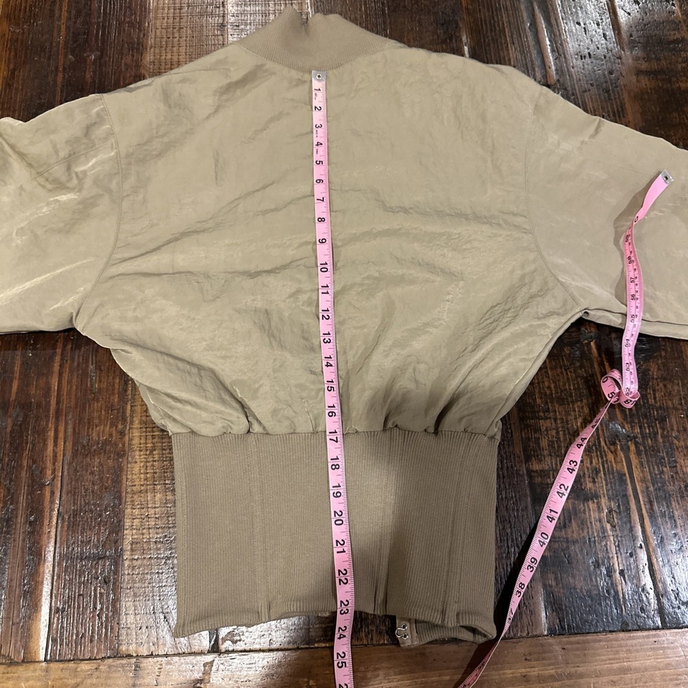MABLE Long Sleeve Two Way Jacket Womens Size Medium Bomber - Picture 6 of 7